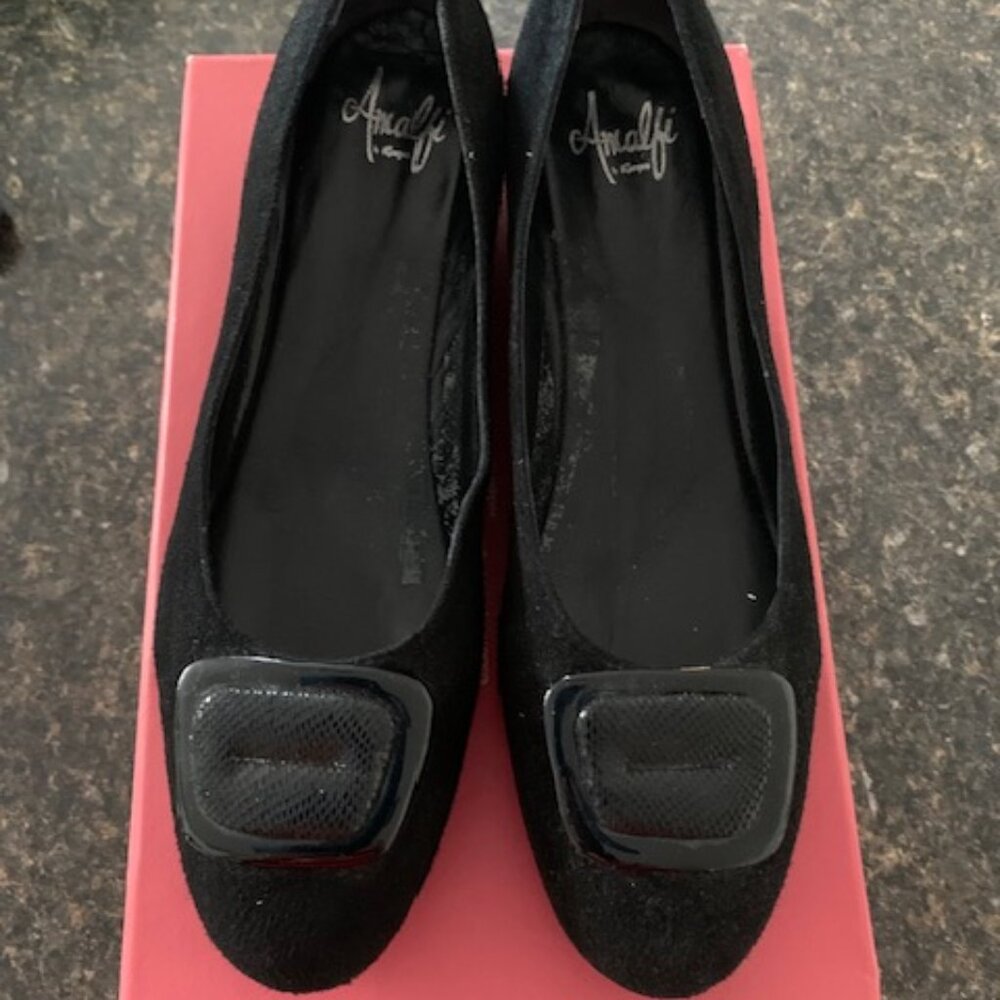 Amalfi by Rangoni Italian suede pant shoes Size 9.5